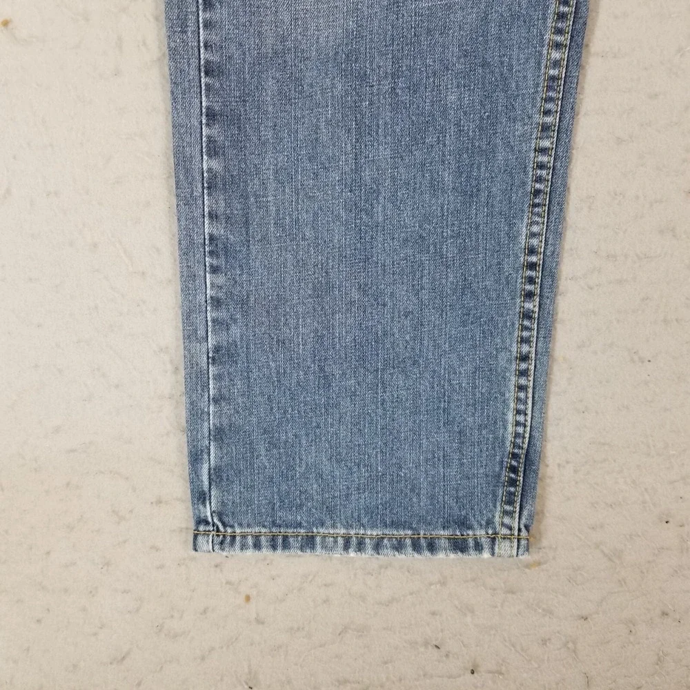Levi's 505 jeans men's 36 x 29 regular fit straight blue denim pants medium wash